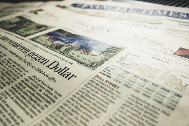 Zeitung Financial Times / newspaper financial times